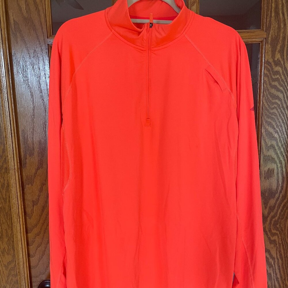 Brooks Mens Long-Sleeved Running 1/4 Zip Shirt